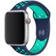 Řemínek pro Apple Watch (38/40/41mm) Sport, blue-duck green (velikost L)