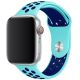 Řemínek pro Apple Watch (42/44/45mm) Sport, green-blue (velikost L)