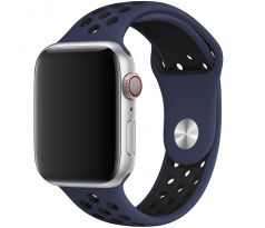 Řemínek pro Apple Watch (42/44/45mm) Sport, midnight blue-black (velikost L)