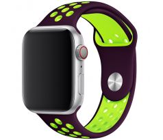 Řemínek pro Apple Watch (38/40/41mm) Sport, purple-green (velikost L)