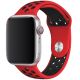 Řemínek pro Apple Watch (42/44/45mm) Sport, red-black (velikost L)