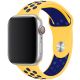 Řemínek pro Apple Watch (42/44/45mm) Sport, yellow-midnight blue (velikost L)