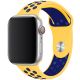 Řemínek pro Apple Watch (38/40/41mm) Sport, yellow-midnight blue (velikost L)