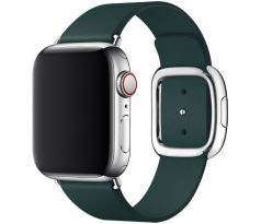 Kožený řemínek Magnetic Closure pro Apple Watch (42/44/45mm) Green