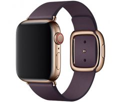 Kožený řemínek Magnetic Closure pro Apple Watch (38/40/41mm) Purple