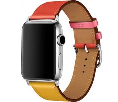 Kožený řemínek pro Apple Watch (42/44/45mm) Ambre Capucine