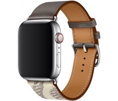 Kožený řemínek pro Apple Watch (42/44/45mm) Etain Beton