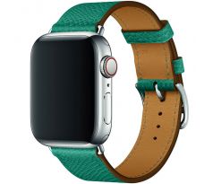 Kožený řemínek pro Apple Watch (42/44/45mm) Green