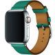 Kožený řemínek pro Apple Watch (42/44/45mm) Green