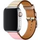 Kožený řemínek pro Apple Watch (42/44/45mm) Rose Sakura Craie