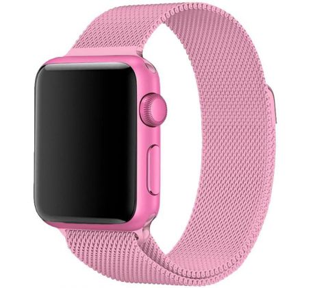 Řemínek Loop Milanese Apple Watch 42/44/45mm New Pink