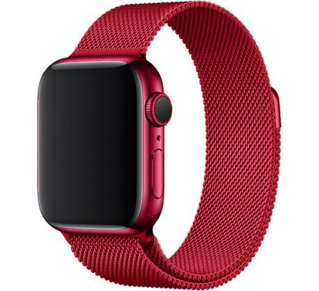 Řemínek Loop Milanese Apple Watch 42/44/45mm Red