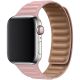 Koženkový řemínek Leather Link pro Apple Watch (38/40/41mm) Pink