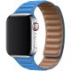Koženkový řemínek Leather Link pro Apple Watch (38/40/41mm) Blue