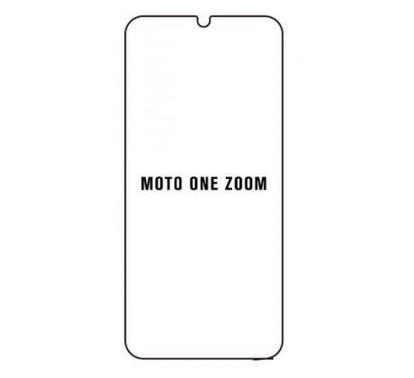Hydrogel - matná ochranná fólie - Motorola One Zoom