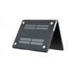 Matný transparentní kryt pro Macbook Pro 16.2'' (A2485) černý