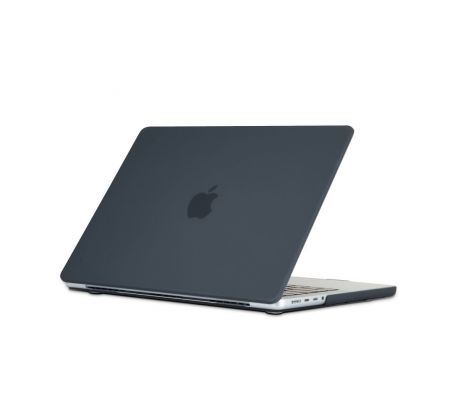 Matný transparentní kryt pro Macbook Pro 16'' (A2141) černý