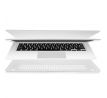 Matný transparentní kryt pro Macbook Pro 16.2'' (A2485) bílý