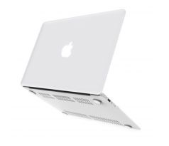 Matný transparentní kryt pro Macbook Pro 15.4'' (A1707/A1990) bílý