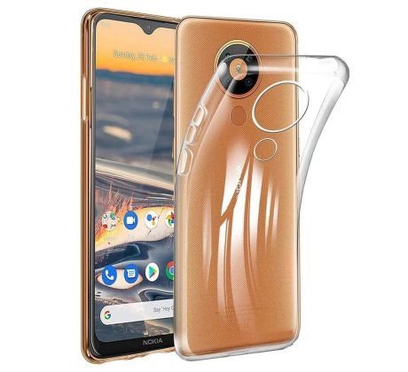 Nokia 5.3 - Průsvitný silikonový kryt