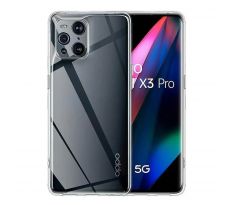 OPPO Find X3 PRO - Průsvitný ultratenký silikonový kryt