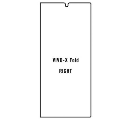 Hydrogel - matná ochranná fólie - Vivo X Fold (right)