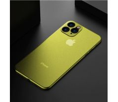Ultratenký matný kryt iPhone 11 Pro žlutý