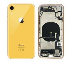 Apple iPhone XR - Zadní Housing - žlutý s malými instalovanými díly 