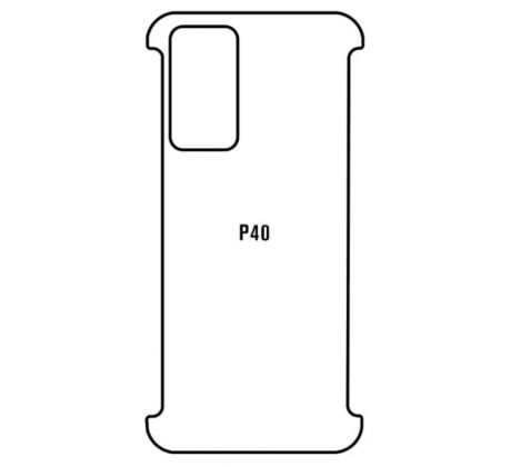 Hydrogel - zadní ochranná fólie - Huawei P40, typ výřezu 3