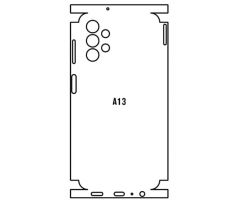 Hydrogel - zadní ochranná fólie - Samsung Galaxy A13, typ výřezu 2