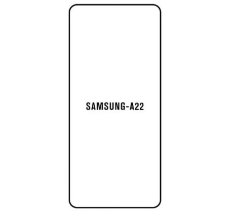 Hydrogel - ochranná fólie - Samsung Galaxy A22 4G LTE, typ výřezu 2