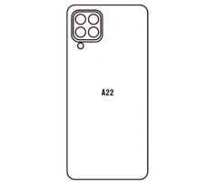 Hydrogel - zadní ochranná fólie - Samsung Galaxy A22 4G LTE (varianta 2)