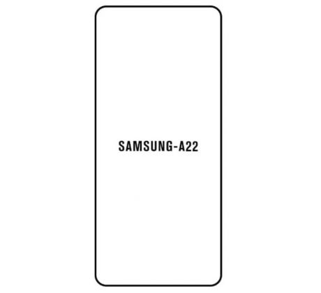 Hydrogel - ochranná fólie - Samsung Galaxy A22 5G, typ výřezu 2