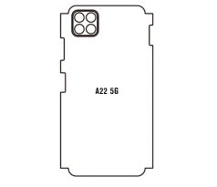 Hydrogel - zadní ochranná fólie - Samsung Galaxy A22 5G, typ výřezu 2
