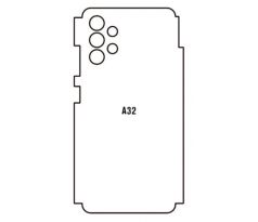 Hydrogel - zadní ochranná fólie - Samsung Galaxy A32 4G, typ výřezu 3