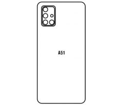 Hydrogel - zadní ochranná fólie- Samsung Galaxy A51, typ výřezu 3