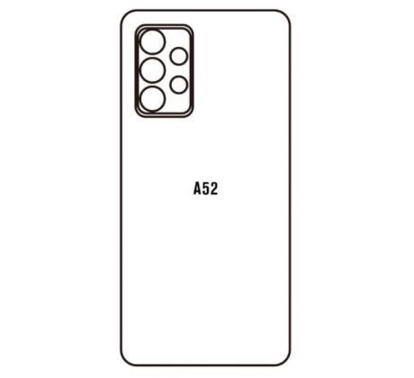 Hydrogel - zadní ochranná fólie - Samsung Galaxy A52 5G, typ výřezu 4