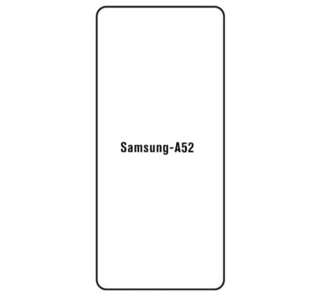 Hydrogel - ochranná fólie - Samsung Galaxy A52 5G, typ výřezu 2