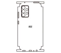 Hydrogel - zadní ochranná fólie - Samsung Galaxy A52 5G (varianta 2)