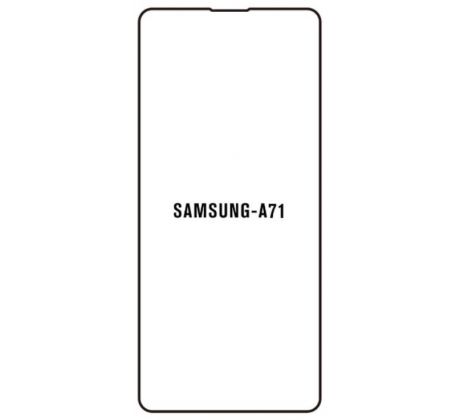 Hydrogel - ochranná fólie - Samsung Galaxy A71, typ výřezu 2