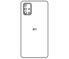 Hydrogel - zadní ochranná fólie - Samsung Galaxy A71, typ výřezu 4