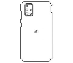 Hydrogel - zadní ochranná fólie - Samsung Galaxy A71, typ výřezu 2