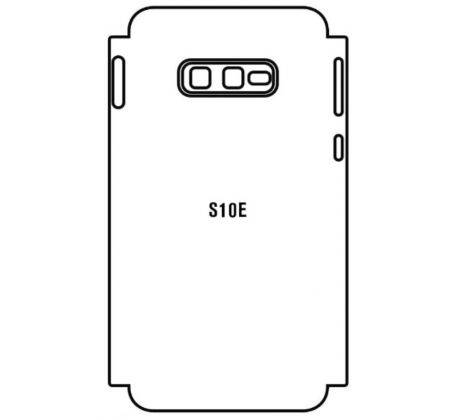 Hydrogel - zadní ochranná fólie - Samsung Galaxy S10e, typ výřezu 2