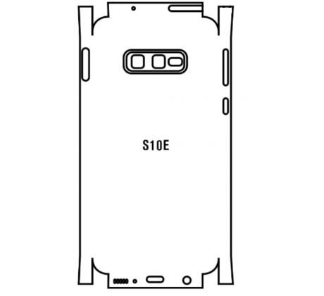 Hydrogel - zadní ochranná fólie - Samsung Galaxy S10e, typ výřezu 3