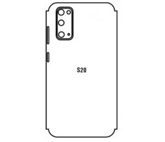 Hydrogel - zadní ochranná fólie - Samsung Galaxy S20, typ výřezu 5