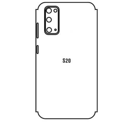 Hydrogel - zadní ochranná fólie - Samsung Galaxy S20, typ výřezu 5