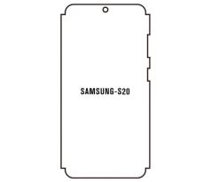 Hydrogel - ochranná fólie - Samsung Galaxy S20, typ výřezu 3