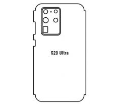 Hydrogel - zadní ochranná fólie - Samsung Galaxy S20 Ultra - typ výřezu 2