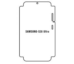 Hydrogel - ochranná fólie - Samsung Galaxy S20 Ultra - typ výřezu 3