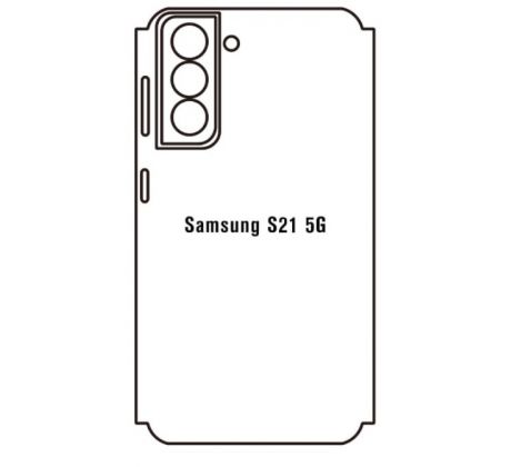 Hydrogel - zadní ochranná fólie - Samsung Galaxy S21 5G, typ výřezu 4